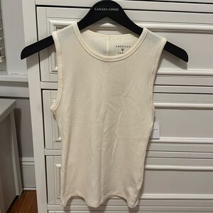 American Eagle Tank Top Ivory Small